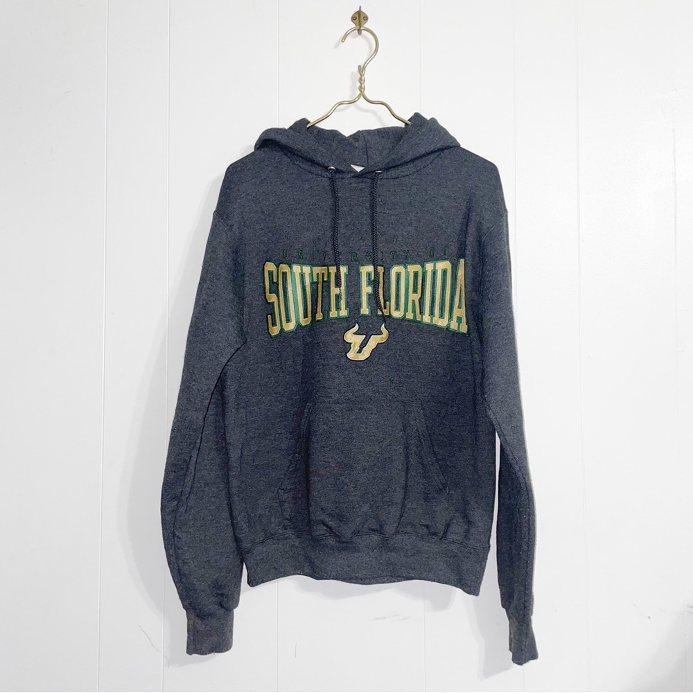 Champion University of South Florida USF Bulls Collegiate Hoodie S Embroidered